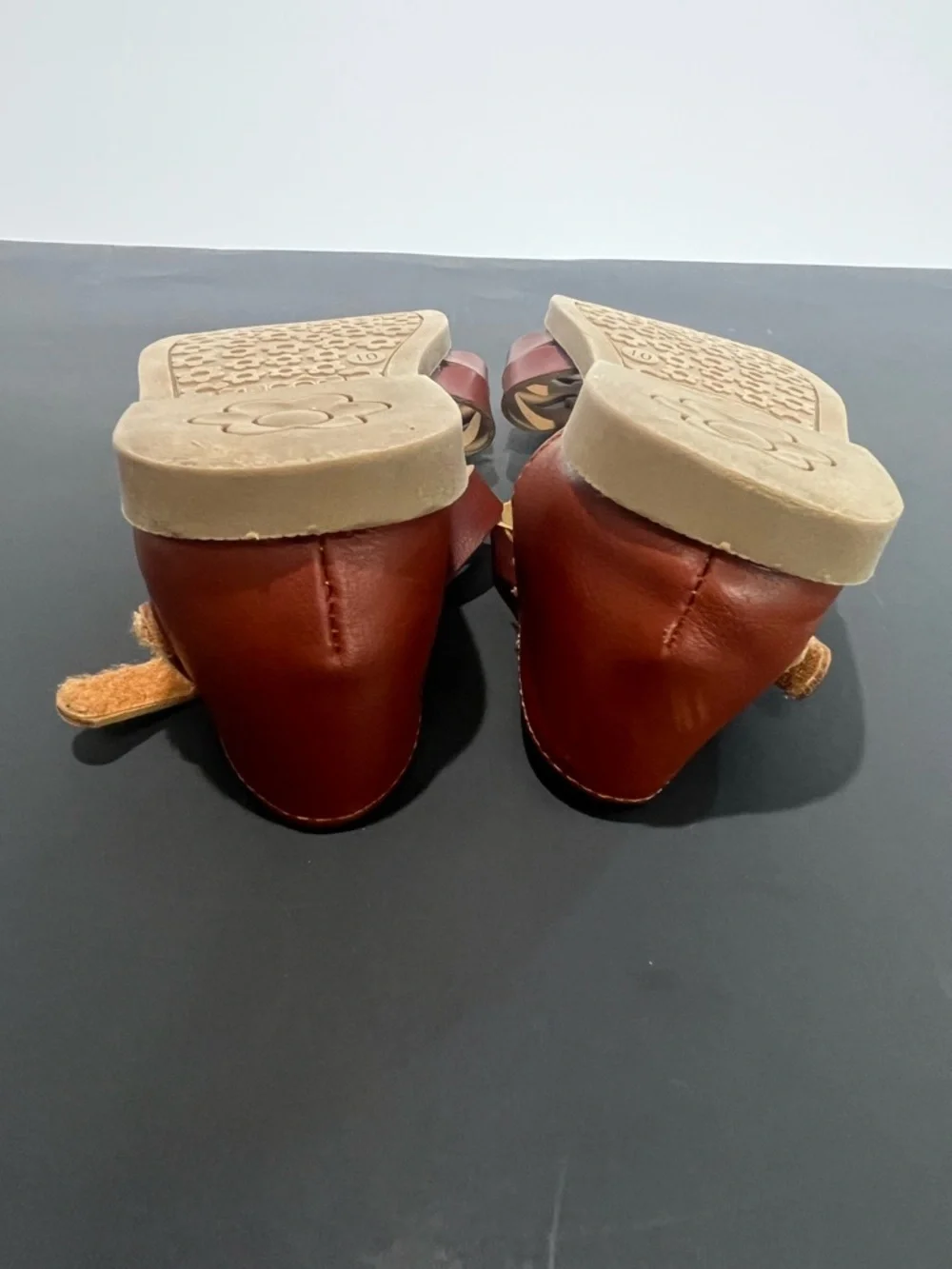 Sugar Brown Classic Fisherman Adjustable Strap Closed Toes Little Girls Sandals